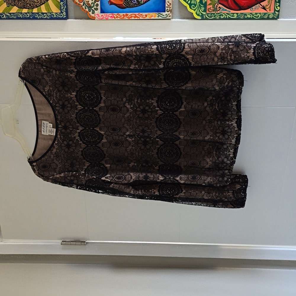 Max studio lace blouse